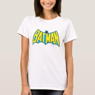 T-shirts Batman   Logotipo Amarelo Vintage