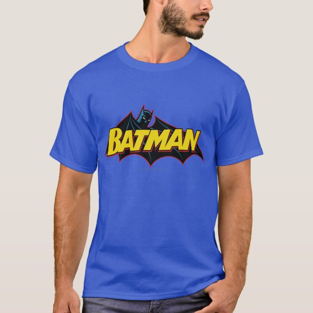 T-shirts Batman | Logotipo antigo da escola (Frente)