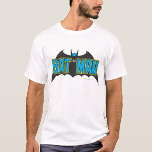 T-shirts Batman Logotipo azul de vinheta
