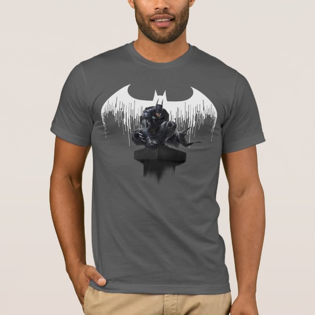 T-shirts Batman Perch num Pilar (Frente)