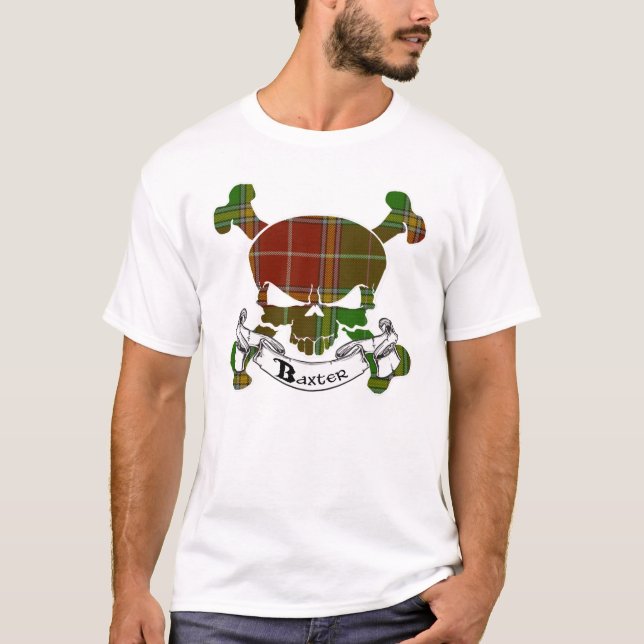 T-shirts Baxter Tartan Skull Shirt (Frente)