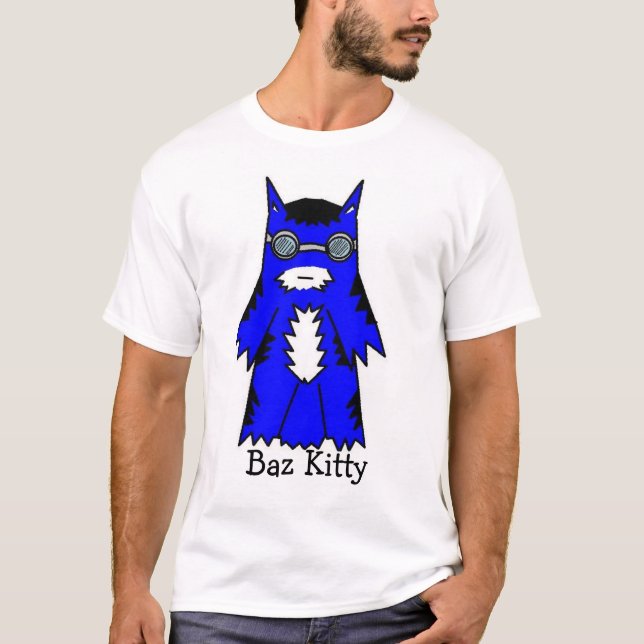 T-shirts BazKitty, gatinho de Baz (Frente)