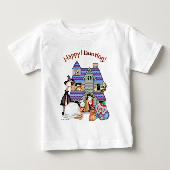 T-shirts BaZoPeople Happy Haunting! (Frente)
