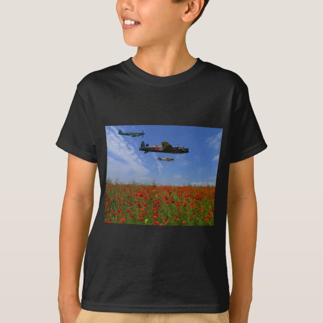T-shirts BBMF e papoilas (Frente)