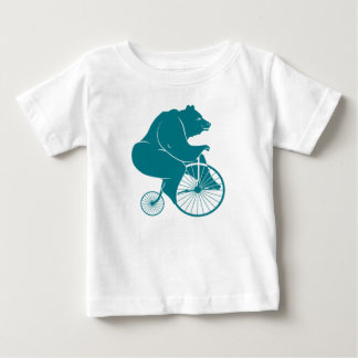 T-shirts Bear Riding Vintage Bike Romper