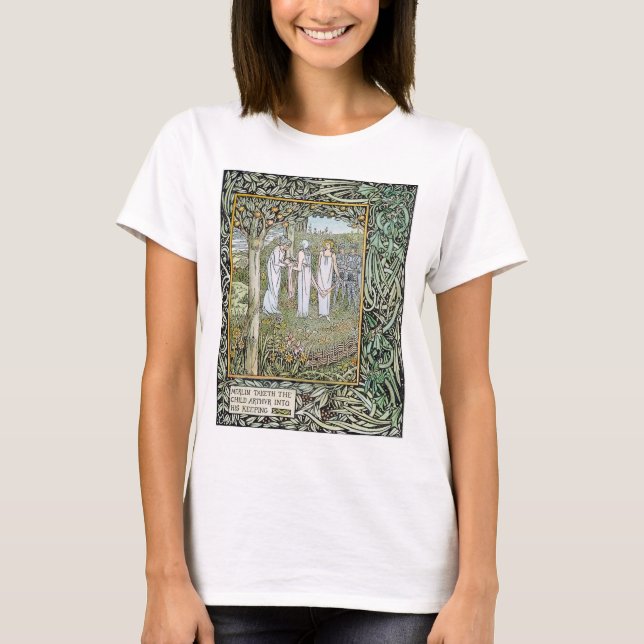 T-shirts Beardsley: Morte D'Arthur (Frente)