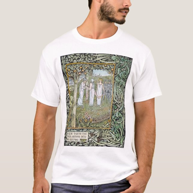 T-shirts Beardsley: Morte D'Arthur (Frente)