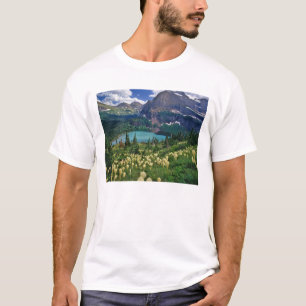 T-shirts Beargrass acima do Lago Grinnell no Many