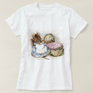 T-shirts Beatrix Potter, Hunca Munca, Rato-Mãe, Personaliza