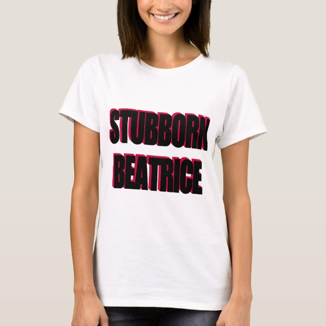 T-SHIRTS BEATRIZ TEIMOSA (Frente)
