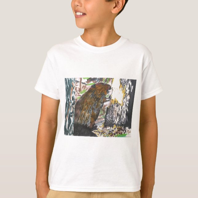 T-shirts Beaver Ocupado (Frente)