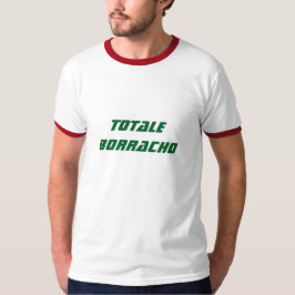 T-shirts bebado total em espanhol
