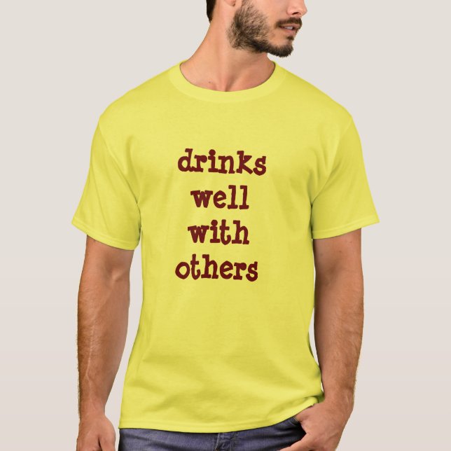 T-shirts bebe bem com os outros (Frente)