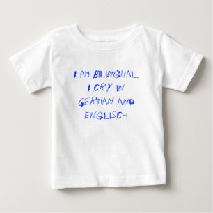 T-shirts Bebê Bilíngue