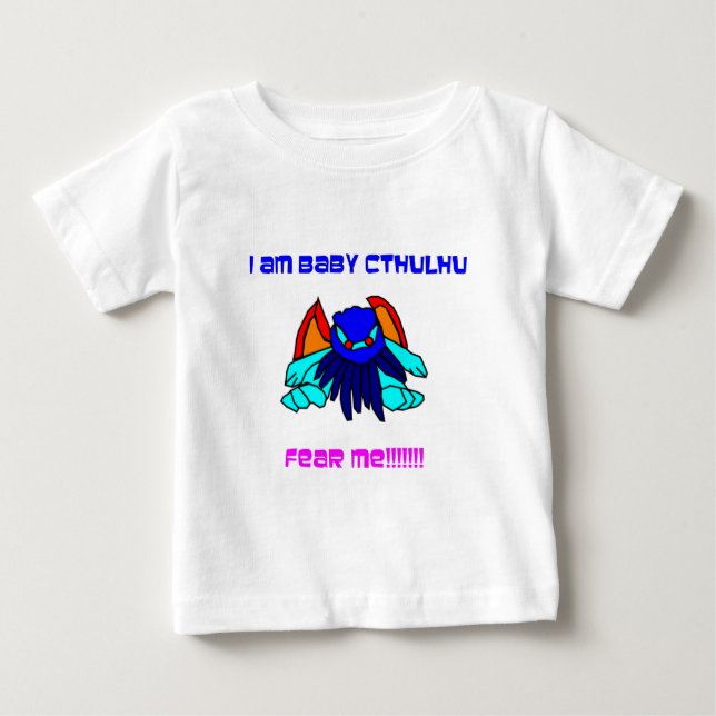T-shirts Bebê Cthulhu (Frente)