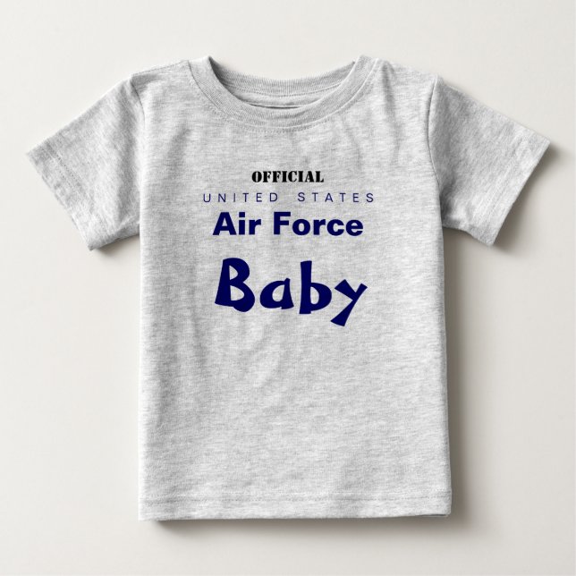 T-shirts Bebê da Força Aérea (Frente)
