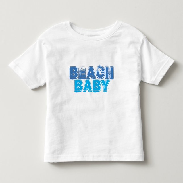 T-shirts Bebê da praia (Frente)