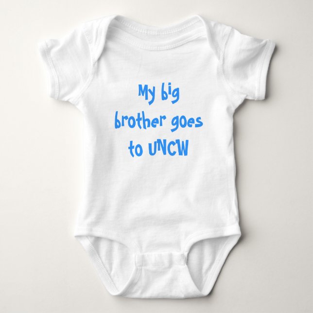 T-shirts bebê da uncw (Frente)