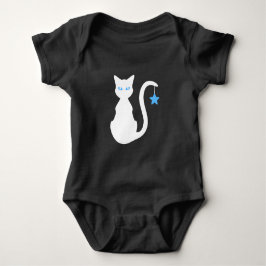 T-shirts Bebê de gato branco