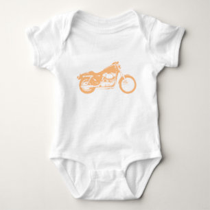 T-shirts Bebê de moto amarelo