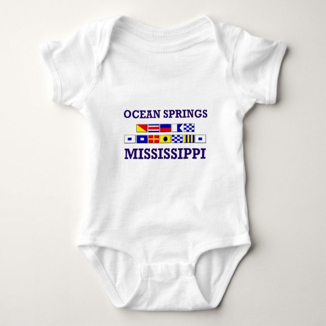 T-shirts Bebê de Ocean Springs (Frente)