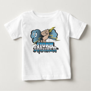 T-shirts Bebê de Squasher da tempestade