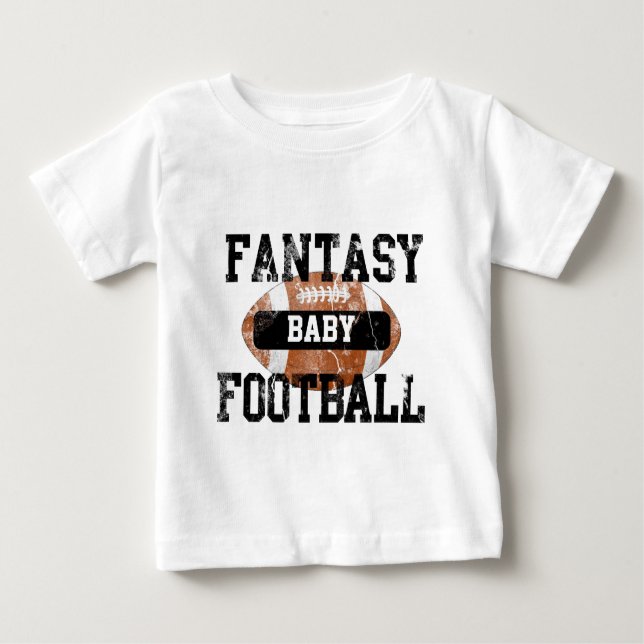 T-shirts Bebê do futebol da fantasia (Frente)
