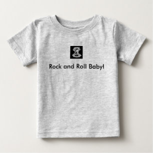 T-shirts Bebê do rock and roll