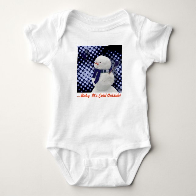 T-shirts … Bebê é parte externa fria! (Frente)