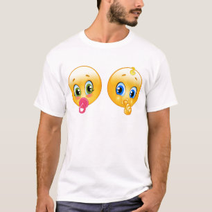 T-shirts bebê emojis