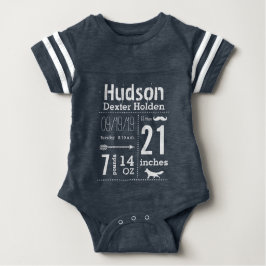 T-shirts Bebê Esportivo Gravação de Nascimento Lil' Man Mus