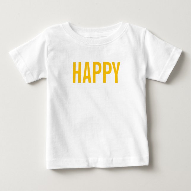 T-shirts Bebê feliz (Frente)