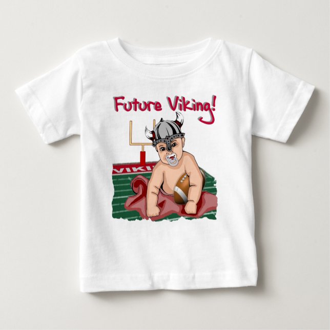 T-shirts Bebê futuro de Viking (Frente)