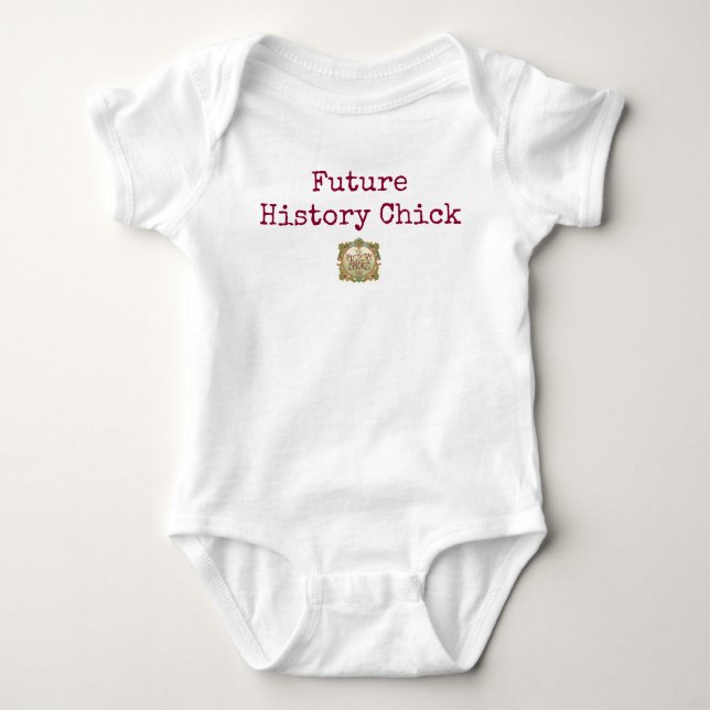T-shirts Bebê futuro do pintinho da história (Frente)