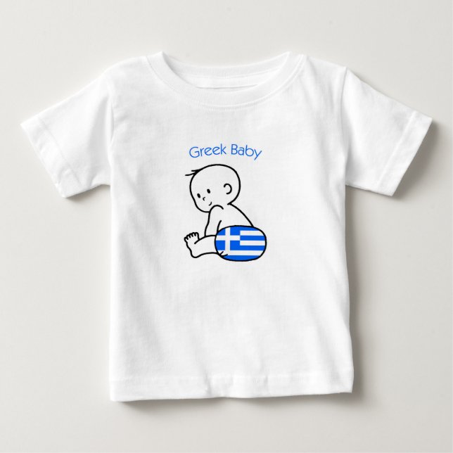 T-shirts Bebê Grego (Frente)