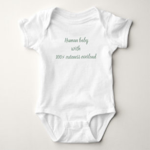 T-shirts Bebê humano com 100% de bônus de cutensidade