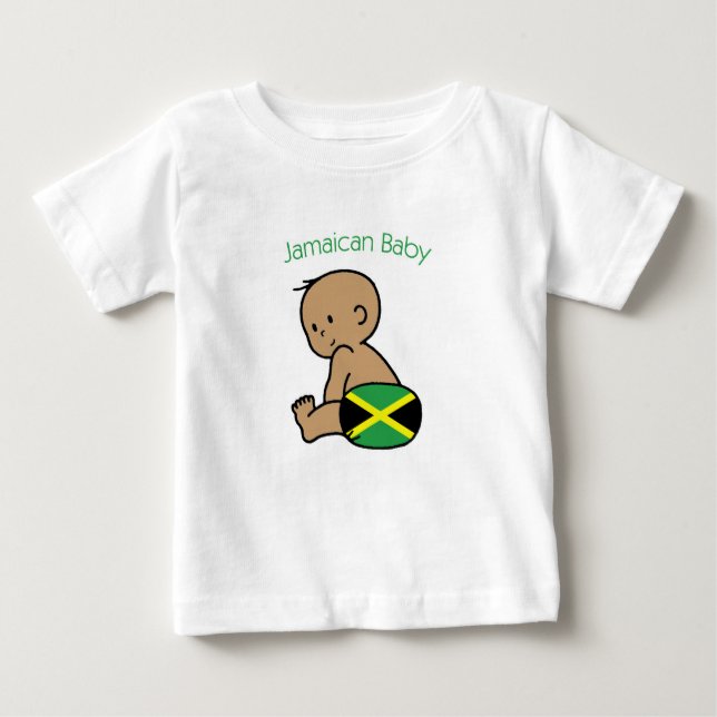 T-shirts Bebê jamaicano (Frente)
