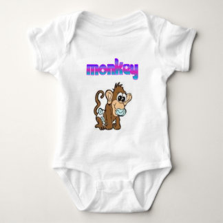 T-shirts bebê-macaco
