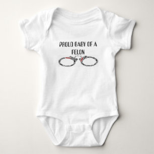 T-SHIRTS BEBÊ ORGULHOSO DE UM CRIMINOSO