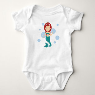 T-shirts Bebê, princesa da sereia, desenho animado submarin