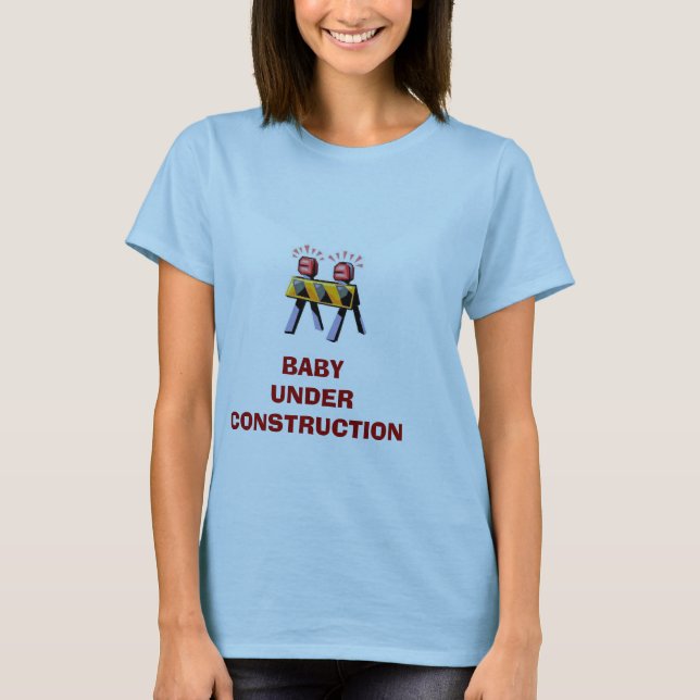 T-SHIRTS BEBÊ SOB A CONSTRUÇÃO (Frente)
