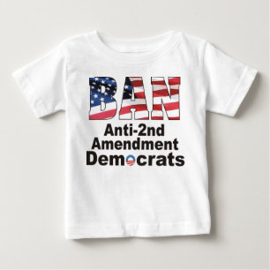T-shirts Bebê T de Democratas da alteração da PROIBIÇÃ