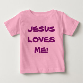 T-shirts Bebê Tutu Body Suit - Jesus me ama