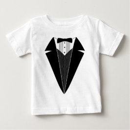 T-shirts Bebê Tuxedo, Preto + Branco