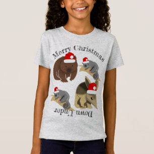 T-shirts Bebês australianos de Natal