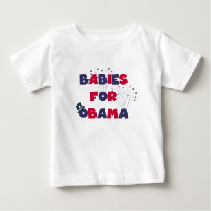 T-shirts Bebês para Obama