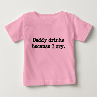 T-shirts Bebidas do pai porque eu grito