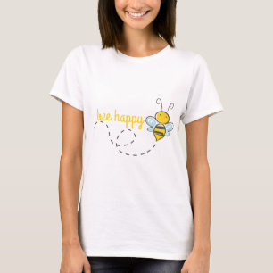T-shirts Bee Happy