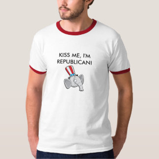 T-shirts BEIJE-ME, mim são REPUBLICANO!