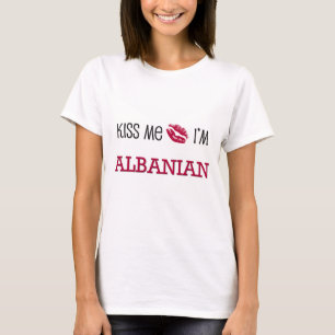 T-shirts Beije-me que eu sou ALBANÊS
